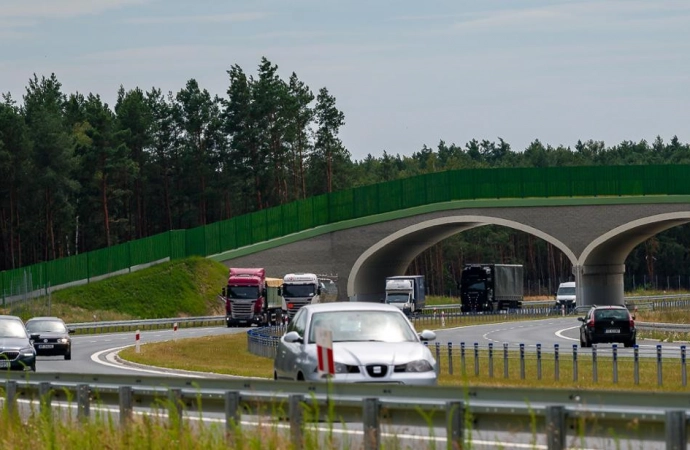 {Droga S7 Napierki-Płońsk jest już drogą ekspresową.}