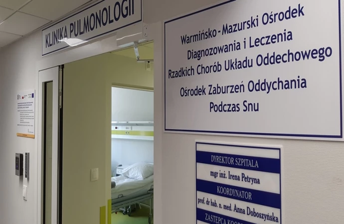 {Szpital Pulmonologiczny w Olsztynie otwiera nowy oddział. Będzie zajmował się chorobami rzadkimi.}